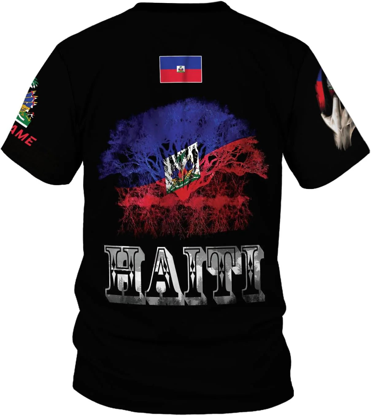 Mostprints Personalized Haiti Shirt 3D, Haitians Flag Pride Shirt, Haiti Shirts for Men & Women, Haitian Pride Tshirt S-5XL
