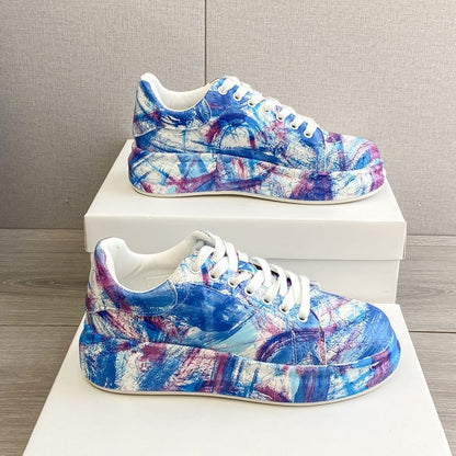 Graffiti Sneakers Plus Size Casual Sneakers