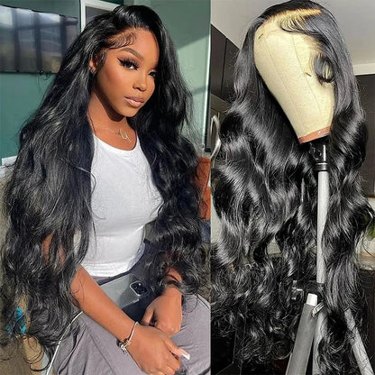 30 40 Inch Body Wave 13x6 Hd Lace Frontal Wig Human Hair 360 Brazilian Pre Plucked Lace For Women 13x4 Lace Front Wigs 4x4 5x5