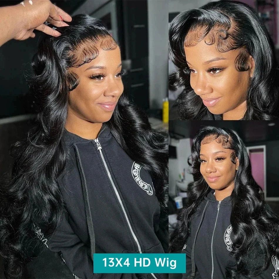 30 40 Inch Body Wave 13x6 Hd Lace Frontal Wig Human Hair 360 Brazilian Pre Plucked Lace For Women 13x4 Lace Front Wigs 4x4 5x5