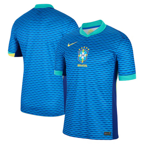 Brazil National Team Nike 2024 Away Stadium Replica Jersey – Blue