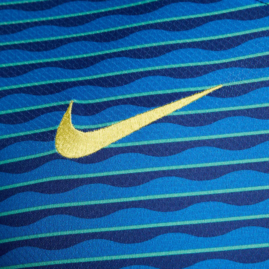 Brazil National Team Nike 2024 Away Stadium Replica Jersey – Blue